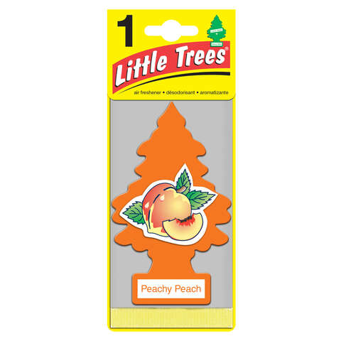 Little Trees Peachy Peach Scent Car Air Freshener Solid 1 pk, Pack of 24