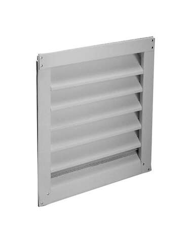 Air Vent 14 in. W X 24 in. L White Aluminum Wall Louver, Pack of 6