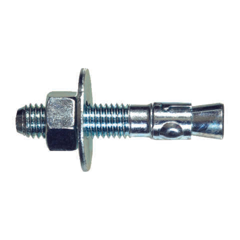 HILLMAN 5/8 in. D X 5 in. L Steel Round Head Wedge Anchor 10 pk
