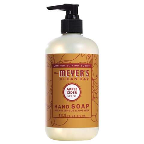 Mrs. Meyer's Clean Day Organic Apple Cider Scent Liquid Hand Soap 12.5 oz, Pack of 6