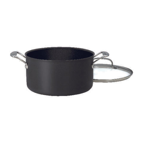 Cuisinart Chef's Classic Stainless Steel Stock Pot 6 qt Black