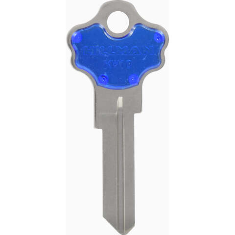 HILLMAN ColorPlus Traditional Key House/Office Key Blank Single, Pack of 5