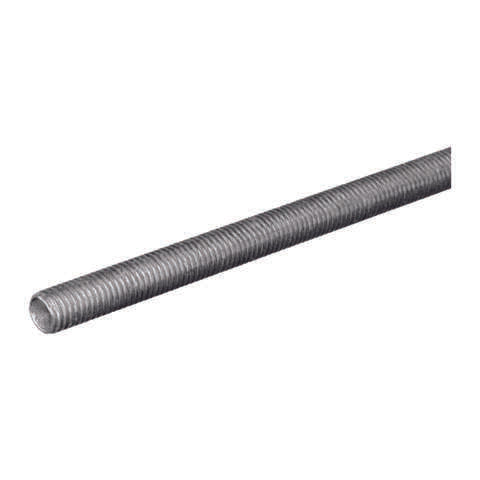 SteelWorks 3/4 in. D X 24 in. L Low Carbon Steel Threaded Rod, Pack of 3