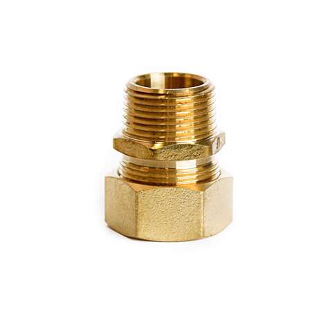 ATC 7/8 in. Compression in. X 3/4 in. D Male Brass Connector, Pack of 5
