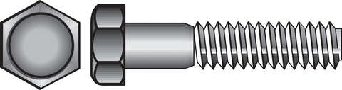 HILLMAN 3/8-16 in. D X 2 in. L Stainless Steel Hex Head Cap Screw 50 pk