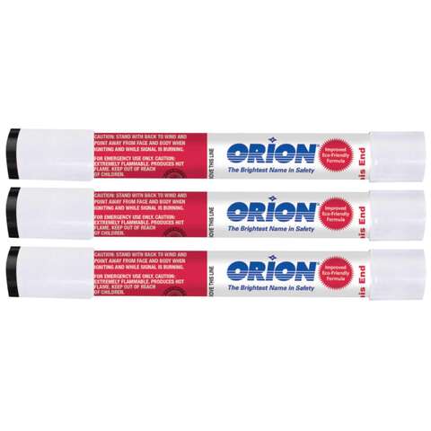 Orion Plastic Hand Held Flare 3 pk, Pack of 4