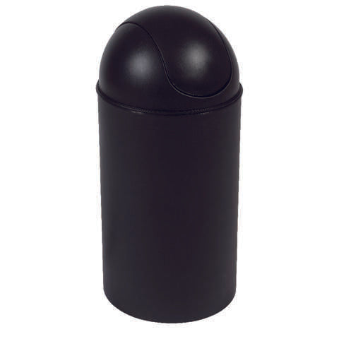 Umbra Grand 10 gal Black Plastic Swing-Top Trash Can, Pack of 3