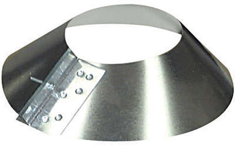 Imperial 8 in. D 26 Ga. Galvanized Steel Storm Collar, Pack of 6