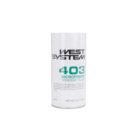 West System 403 Filler Extra Strength Microfibers Off-White Adhesive Filler 6 oz