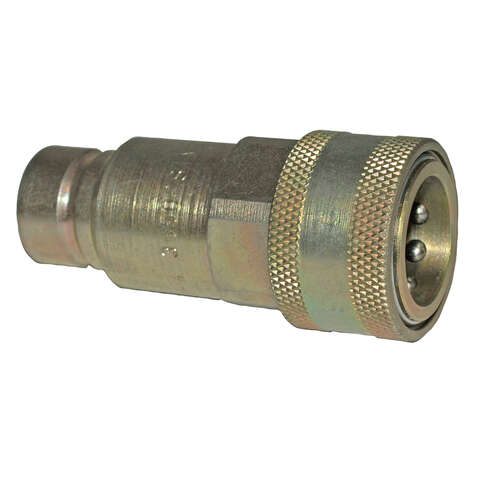 Apache 0.5 in. D 3000 psi Steel Flat Face Hydraulic Adapter