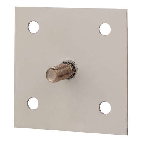 Barton Kramer White Aluminum Bracket 2 in. L X 0.75 in. H 1 pk