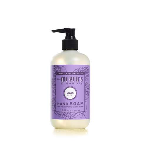 Mrs. Meyer's Clean Day Organic Lilac Scent Liquid Hand Soap 12.5 oz, Pack of 6