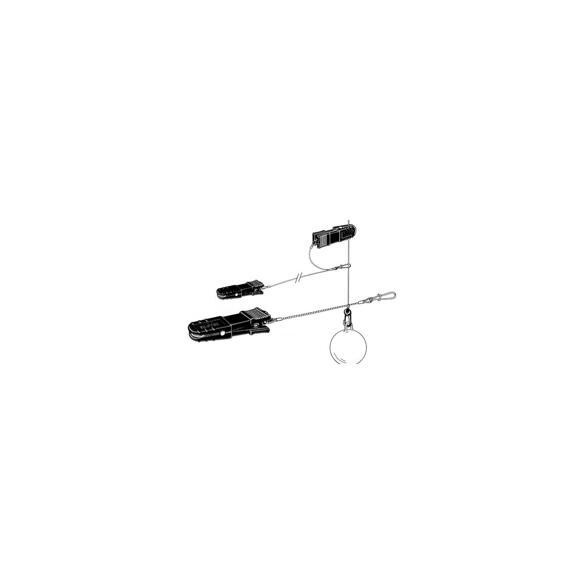 Scotty Mini Power Grip Release 18″ for Cannonball
