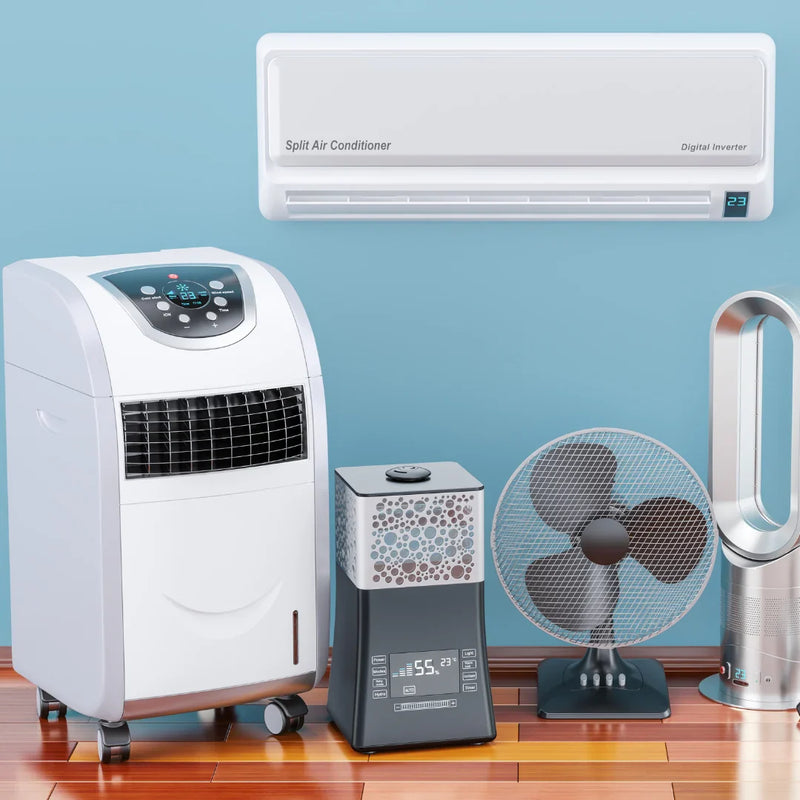Air Conditioner, Heater and Fans