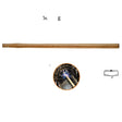 Link Handles 64542 Sledge/Maul Handle, 32 in L, Wood, Clear Lacquer, For: 6 to 16 lb Sledge or Striking Hammers