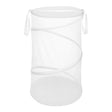 Whitmor 6233-1170-WHT Collapsible Hamper, Polyester Bag, White, 15 in W
