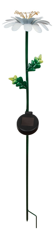 Boston Harbor 26523 Solar Stick Light, Ni-Mh Battery, AA Battery, 10-Lamp, LED Lamp, Metal/Plastic Fixture, Pink/White, Pack of 9