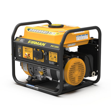 Firman Performance Series P01204 Portable Generator, 30 A, 120 V, 1200 w,Gas, 10 hr Run Time, Recoil Start