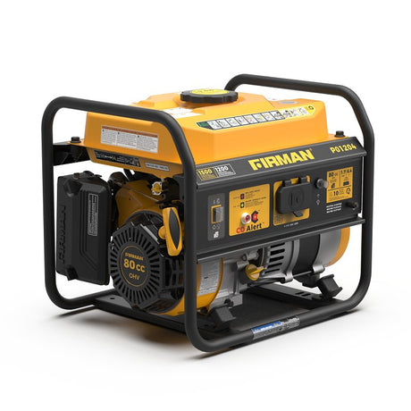 Firman Performance Series P01204 Portable Generator, 30 A, 120 V, 1200 w,Gas, 10 hr Run Time, Recoil Start