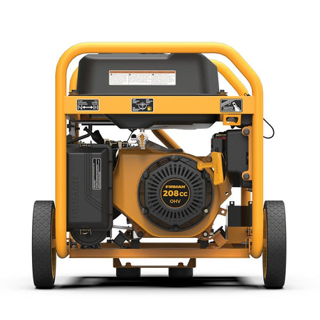 Firman Performance Series P03631 Portable Generator, 30 A, 120/240 V, 4550/3650 W Output, Gasoline, 5 gal Tank