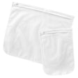 Whitmor 6154-140 Wash Bag, Nylon Bag, White, 6 in W, 10 in H, 1/2 in D
