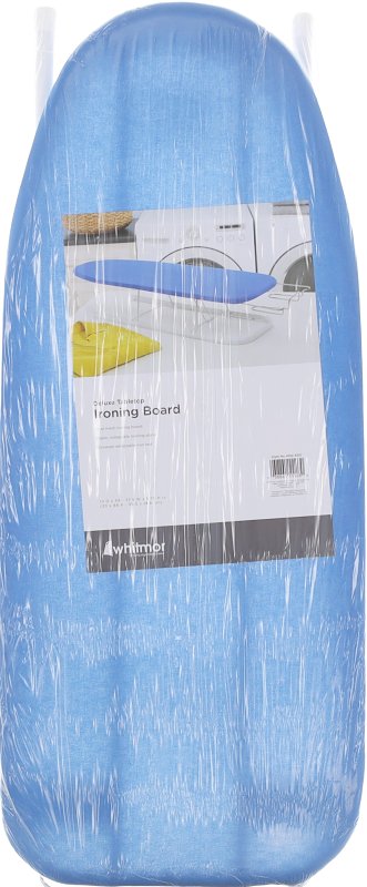 Whitmor 6152-5212 Ironing Board, 34 to 37-1/2 in L x 13 in W Board, White Board, Tabletop Board