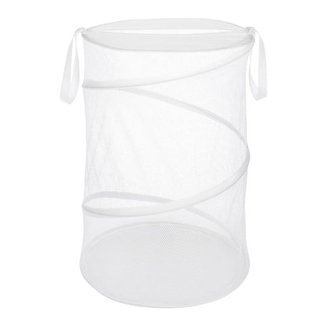 Whitmor 6233-1160-WHT Laundry Hamper, White, 18 in W, 26 in H, 18 in D