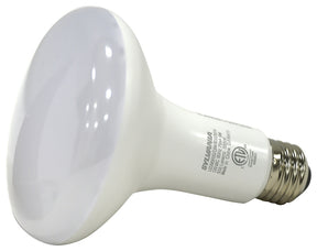 Sylvania 78029 LED Bulb, Flood/Spotlight, BR30 Lamp, 65 W Equivalent, E26 Lamp Base, Dimmable, Cool White Light