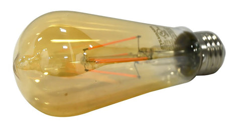 Sylvania 75351 Decorative Ultra Vintage LED Bulb, ST19 Lamp, 40 W Equivalent, E26 Medium Lamp Base, Dimmable, Warm White