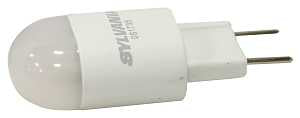 Sylvania 74662 Ultra LED Bulb, Specialty, T6 Lamp, 20 W Equivalent, G8.5 Lamp Base, Frosted, 3000 K Color Temp