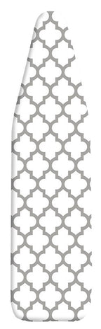 Whitmor 6880-833-MEDFGRY Ironing Board Cover and Pad, 54 in L, 15 in W, Fiber, Medallion Gray
