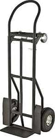 ProSource YY-600-2 Hand Truck, 14 in W Toe Plate, 7-3/4 in D Toe Plate, 800 lb Horizontal, 400 lb Vertical, Black