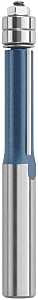 Bosch 85601MC Router Bit, 1/2 in Dia Cutter, 1-1/2 in L Cutting, 4-1/4 in OAL, 1/2 in Dia Shank, 2-Cutter, Steel