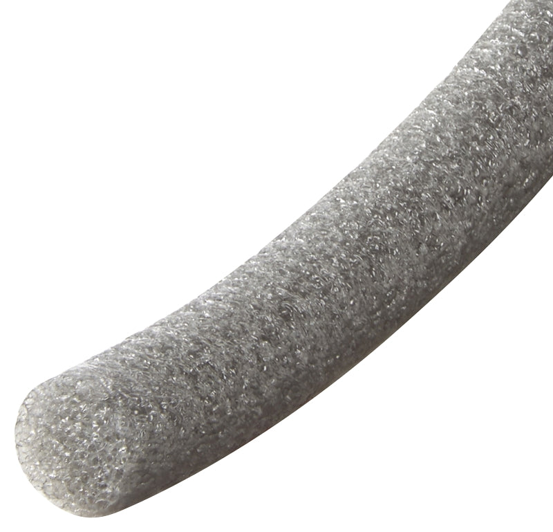 Frost King C22H Caulk Saver, 1/2 in Dia, 20 ft L, Polyfoam, Gray