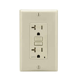 Leviton 20 amps 125 V Duplex Light Almond AFCI Outlet 5-20R 1 pk