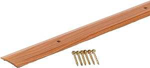 M-D 40136 Seam Binder, 36 in L, 1-1/4 in W, Aluminum, Cherry