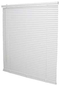 Simple Spaces PVCMB-7A Blind, 64 in L, 32 in W, Vinyl, White