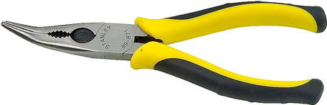 STANLEY 89-871 Nose Plier, 6-3/8 in OAL, 11/16 in Cutting Capacity, 1-1/4 in Jaw Opening, Black/Yellow Handle