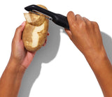 Good Grips 20081 Swivel Peeler, Stainless Steel, Black