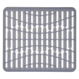 Good Grips 13138100 Sink Mat, 12-3/4 in L, 11-1/4 in W, 1/4 in Thick, Silicone, Gray, Pack of 6