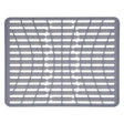 Good Grips 13138200 Sink Mat, 16-1/4 in L, 12-3/4 in W, 1/4 in Thick, Silicone, Gray, Pack of 6