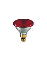 Philips 232306 Incandescent Bulb, 175 W, PAR38 Lamp, E26 Medium Lamp Base, Red Light, 5000 hr Average Life, Pack of 12