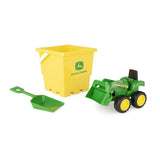 John Deere Toys 47339 Sand Pit Bucket Set, 18 Months and Up, Green/Yellow