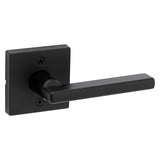 Kwikset Signature Series 720HFL SQT 514 CP Passage Lever, Matte Black, Zinc, Reversible Hand, ADA Compliant
