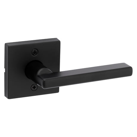 Kwikset Signature Series 720HFL SQT 514 CP Passage Lever, Matte Black, Zinc, Reversible Hand, ADA Compliant