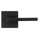 Kwikset Signature Series 720HFL SQT 514 CP Passage Lever, Matte Black, Zinc, Reversible Hand, ADA Compliant