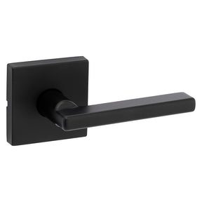 Kwikset Signature Series 720HFL SQT 514 CP Passage Lever, Matte Black, Zinc, Reversible Hand, ADA Compliant