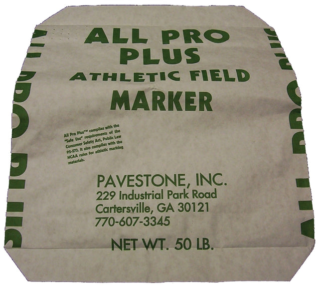Pavestone 54130 Athletic Field Marker, Pulverized Limestone, White