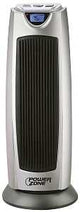 PowerZone KPT-2000BN Ceramic Tower Heater, 12.5 A, 120 V, 750 to 1500 W, 2-Heat Setting, Gray