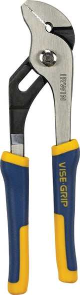 Irwin 4935320 Groove Joint Pliers, 8 in OAL, 1-3/4 in Jaw Opening, Blue/Yellow Handle, Cushion Grip Handle, 1 in L Jaw